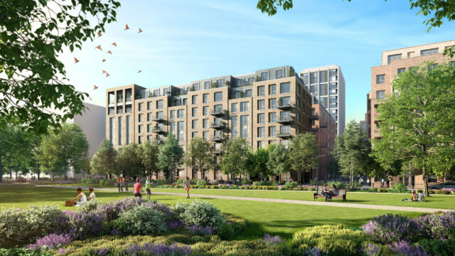 New parkside homes at Brent Cross Town. Claremont Park (Brent Cross Town)