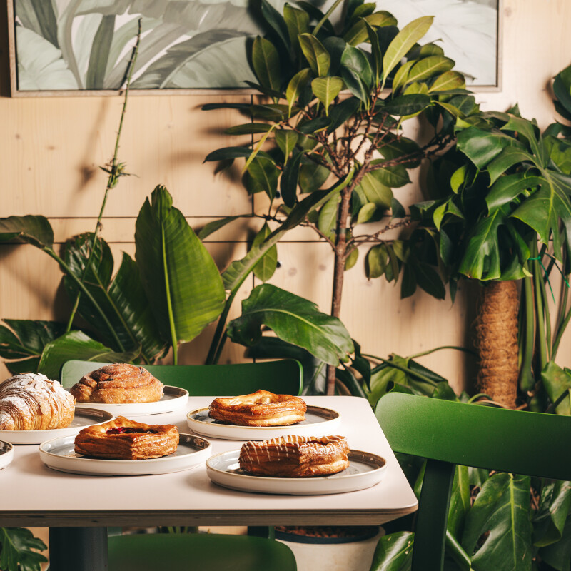 Photo of pastries at Spruce & Larch, Brent Cross Town.