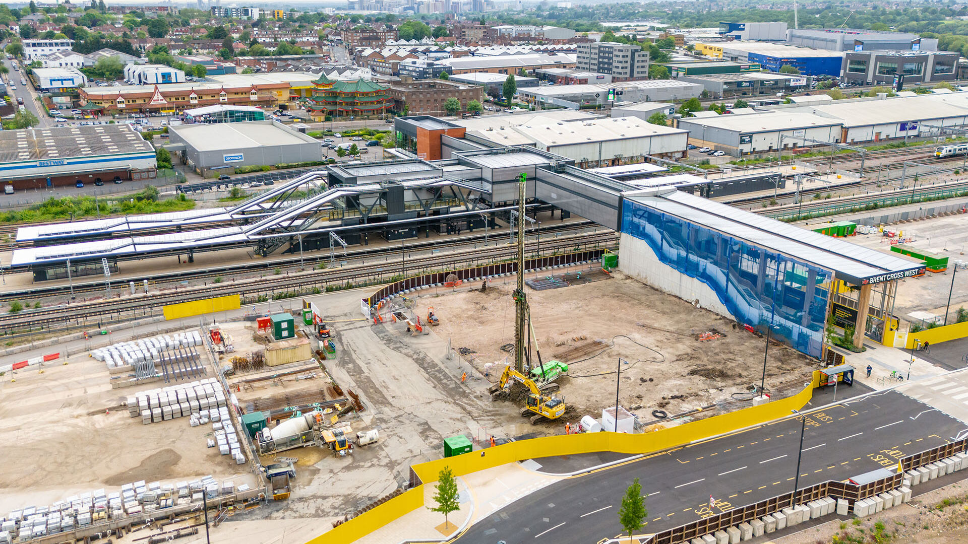 Construction of 3 Copper Square Brent Cross Town (Brent Cross Town)