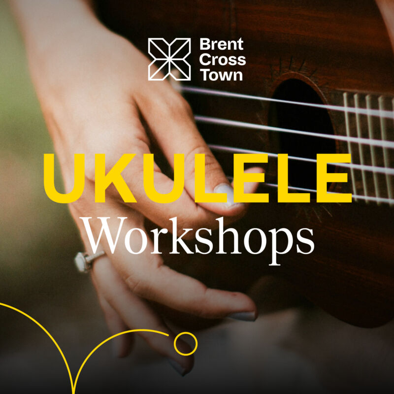 Ukulele workshops poster (Brent Cross Town)
