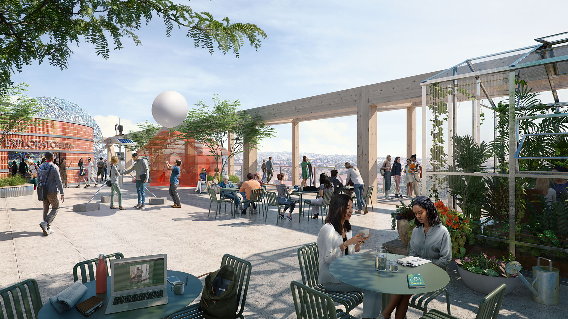 BXT office terrace space (Brent Cross Town)