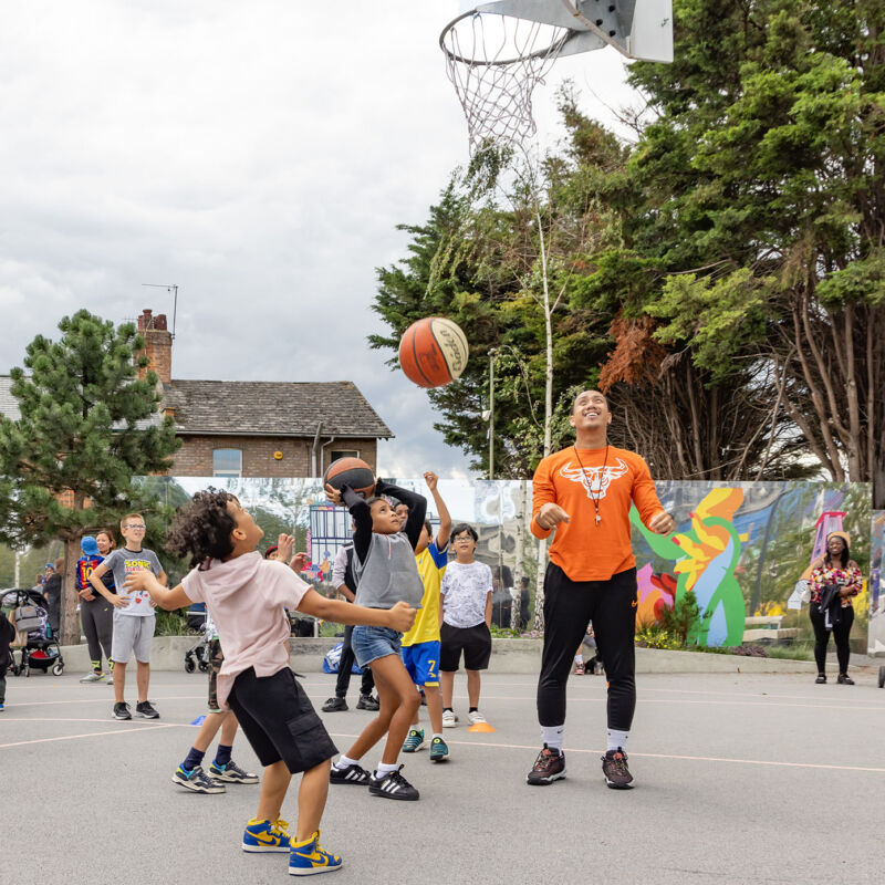 Basketball in Claremont Park