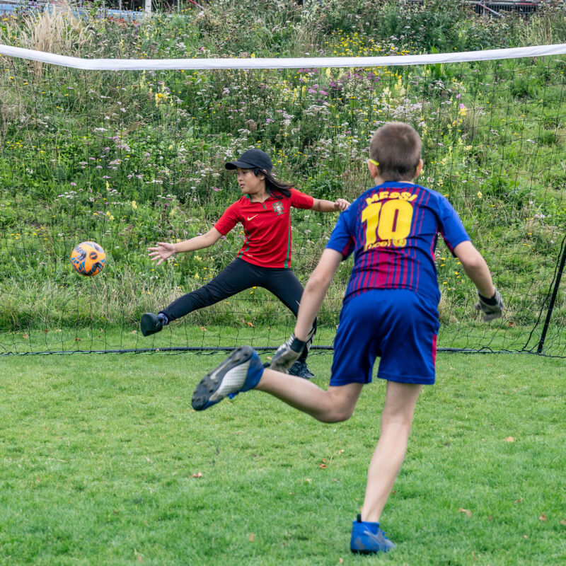Beat the goalie in Brent Cross Town