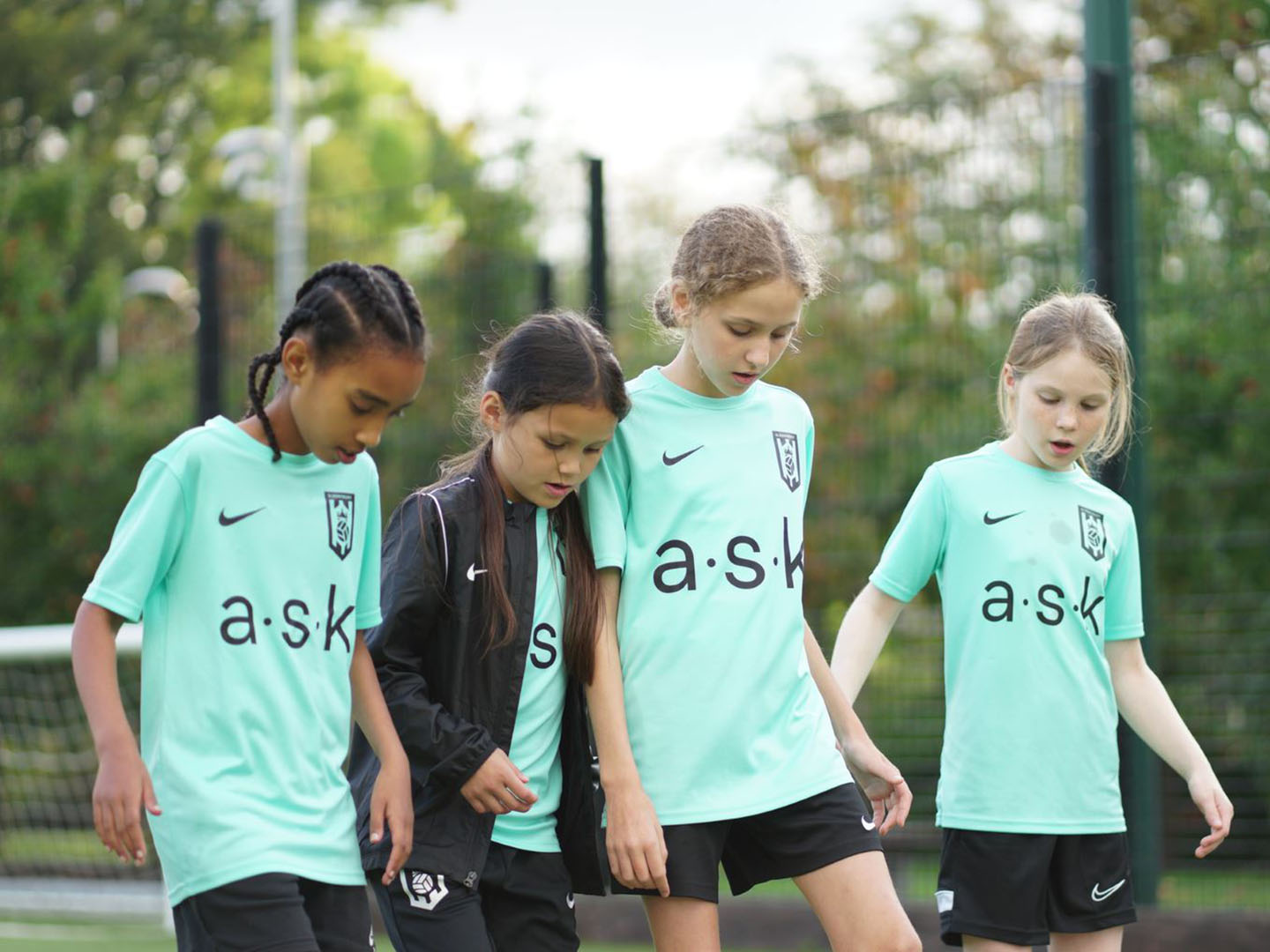All girls football at Bloomsbury Football (Brent Cross Town)