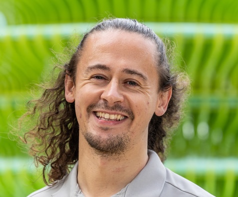 Photo of Mark Edwards against a green background. (Brent Cross Town)