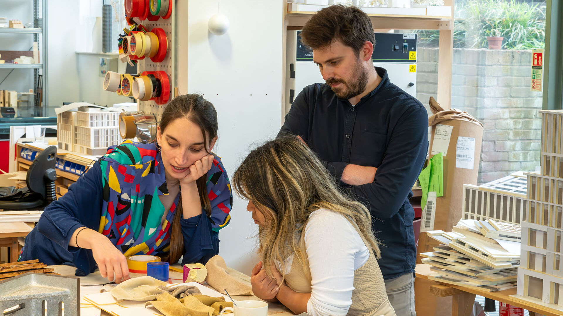 Students on the Build the Way architecture scheme (Brent Cross Town)