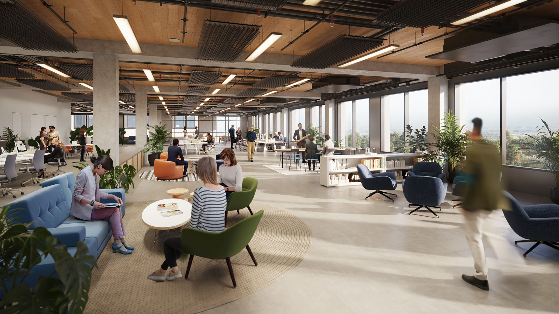 visualtisation of the interior of BXT 3 (Brent Cross Town)