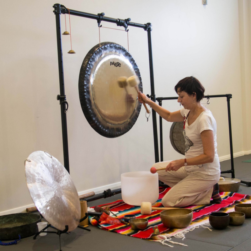 Chi sound healing session Brent Cross Town