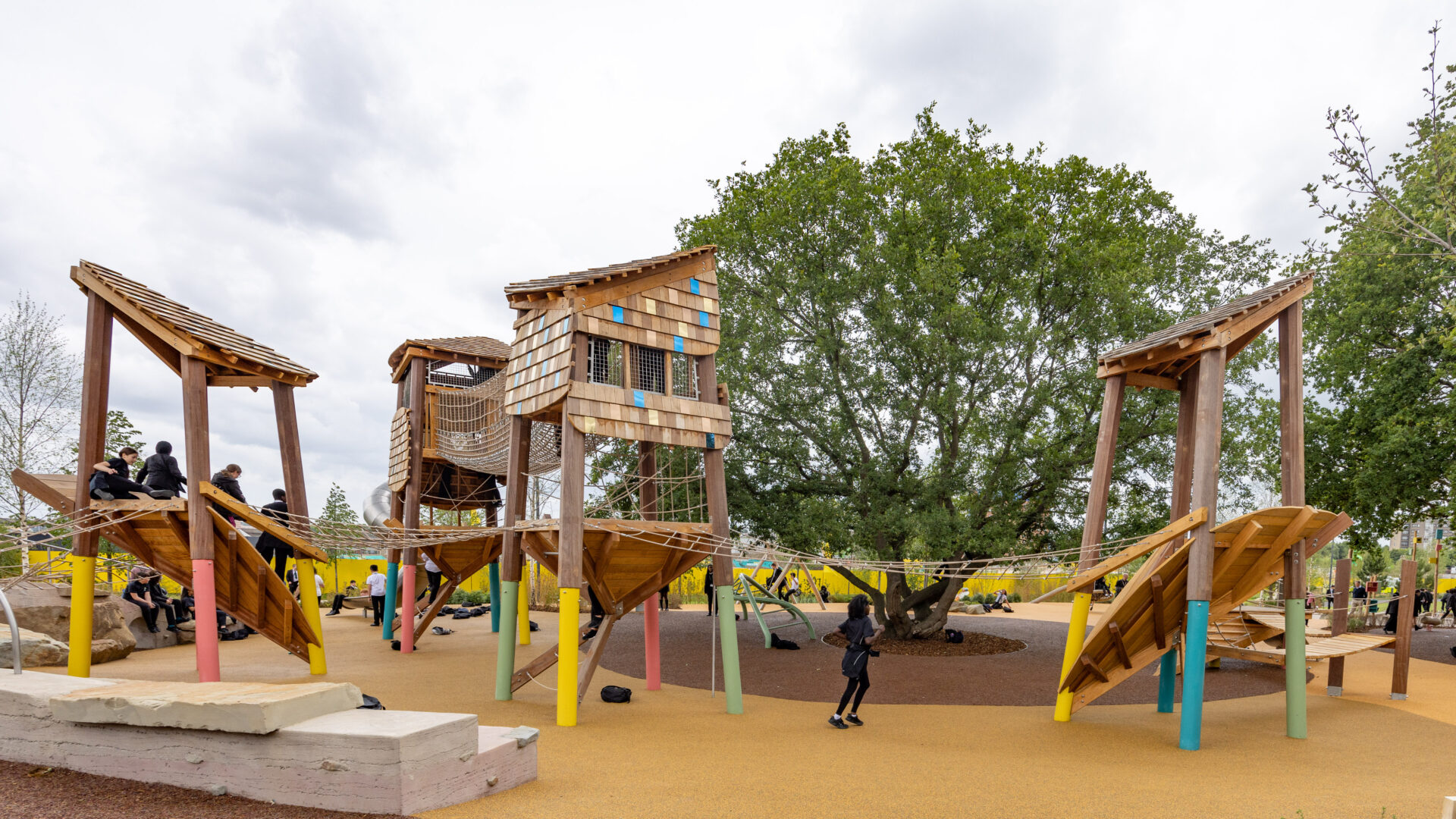 The opening day of Claremont Park at Brent Cross Town (Brent Cross Town)