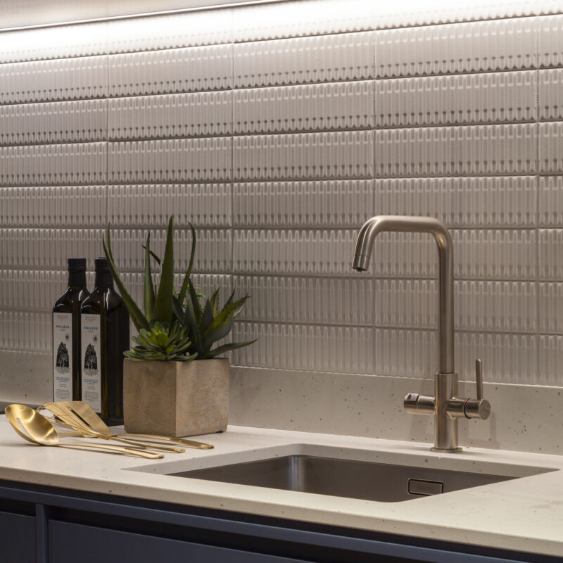 advanced tech Kitchen sink at the Delamarre (Brent Cross Town)