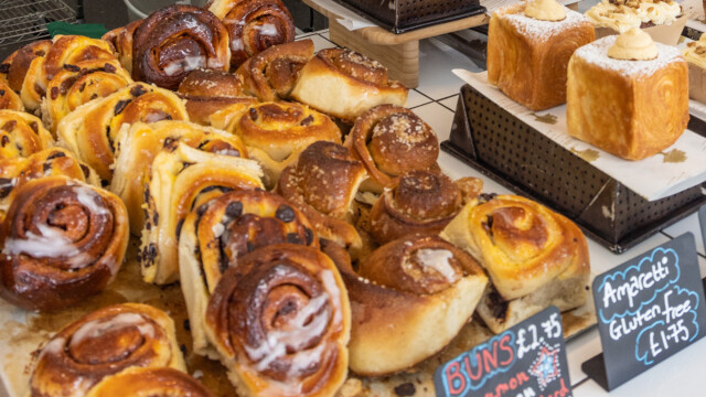 Photo of baked goods at Karma Bread Bakehouse, Brent Cross Town. (Brent Cross Town)