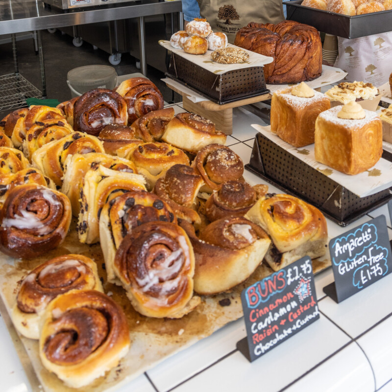 Photo of baked goods at Karma Bread Bakehouse, Brent Cross Town. (Brent Cross Town)