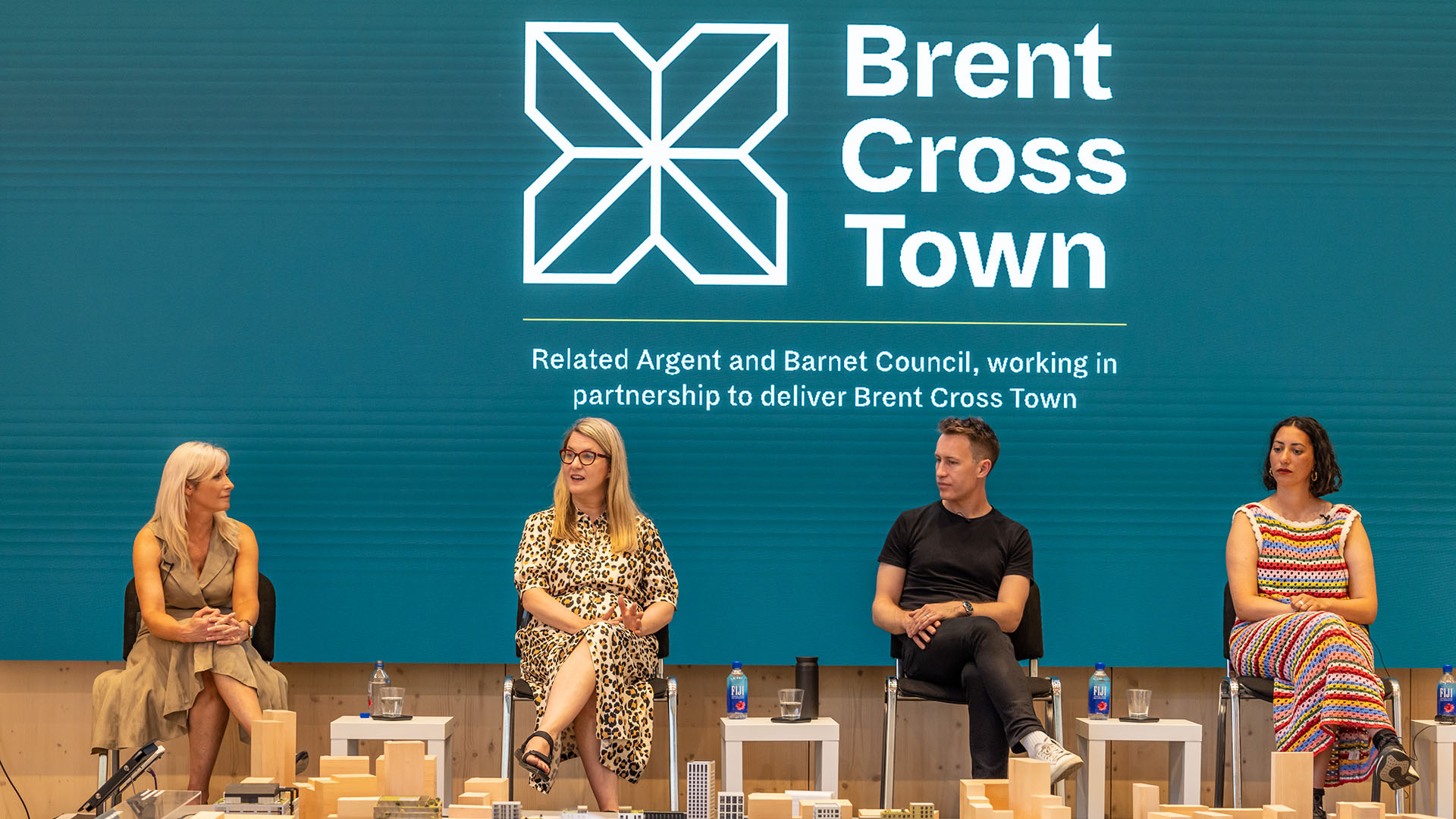 LFA panel talk at the Brent Cross Town Visitor Pavilion (Brent Cross Town)