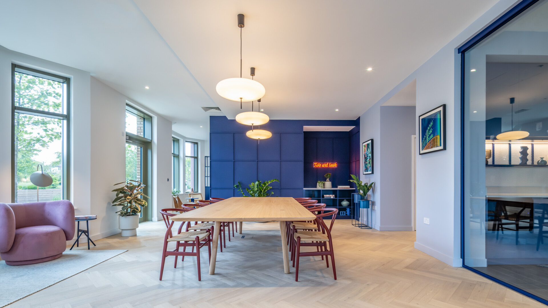 Photo of the workspace at the Delamarre, Brent Cross Town. (Brent Cross Town)