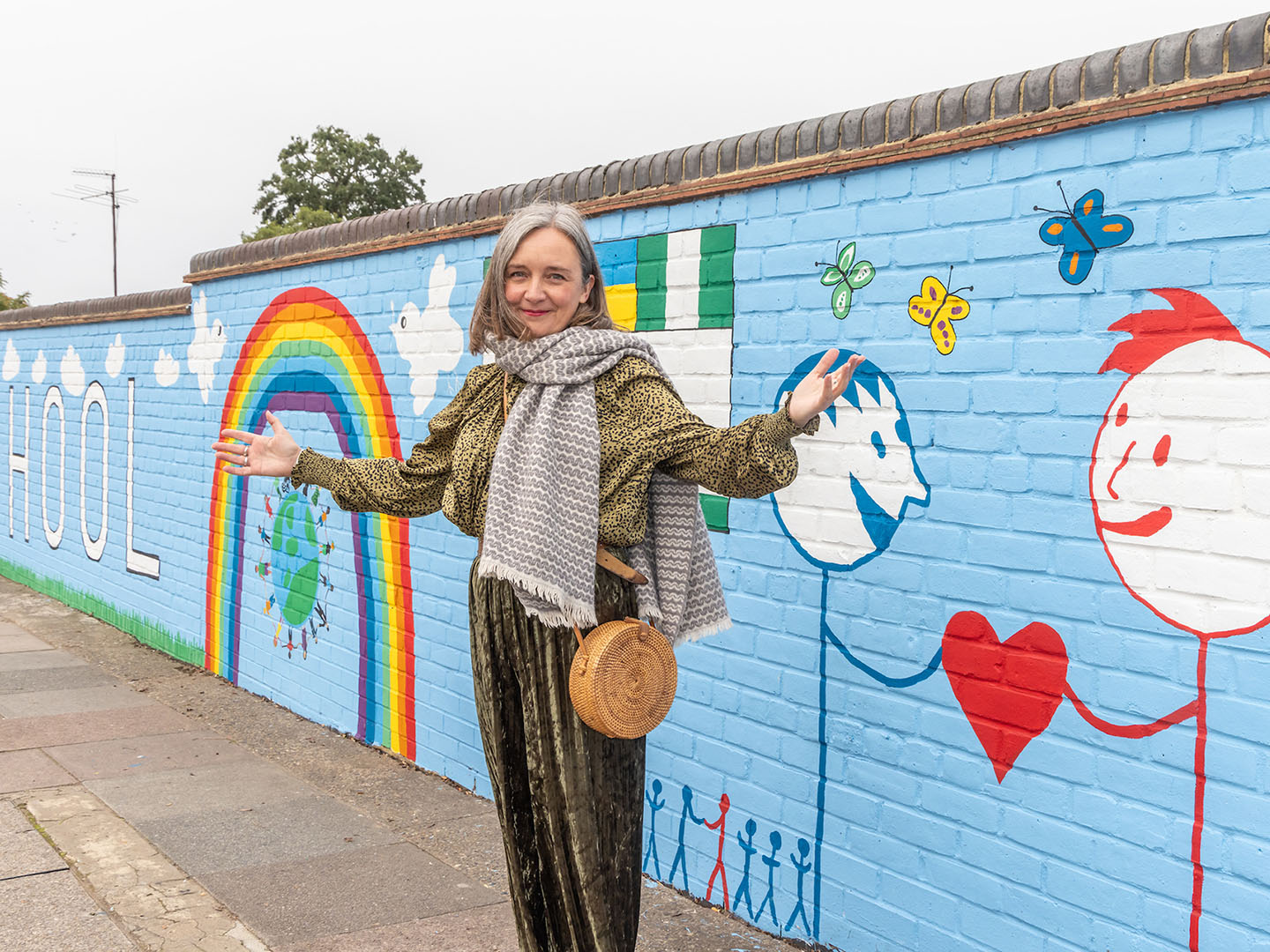 Julia Elmore, Claremont Road Mural artist (Brent Cross Town)