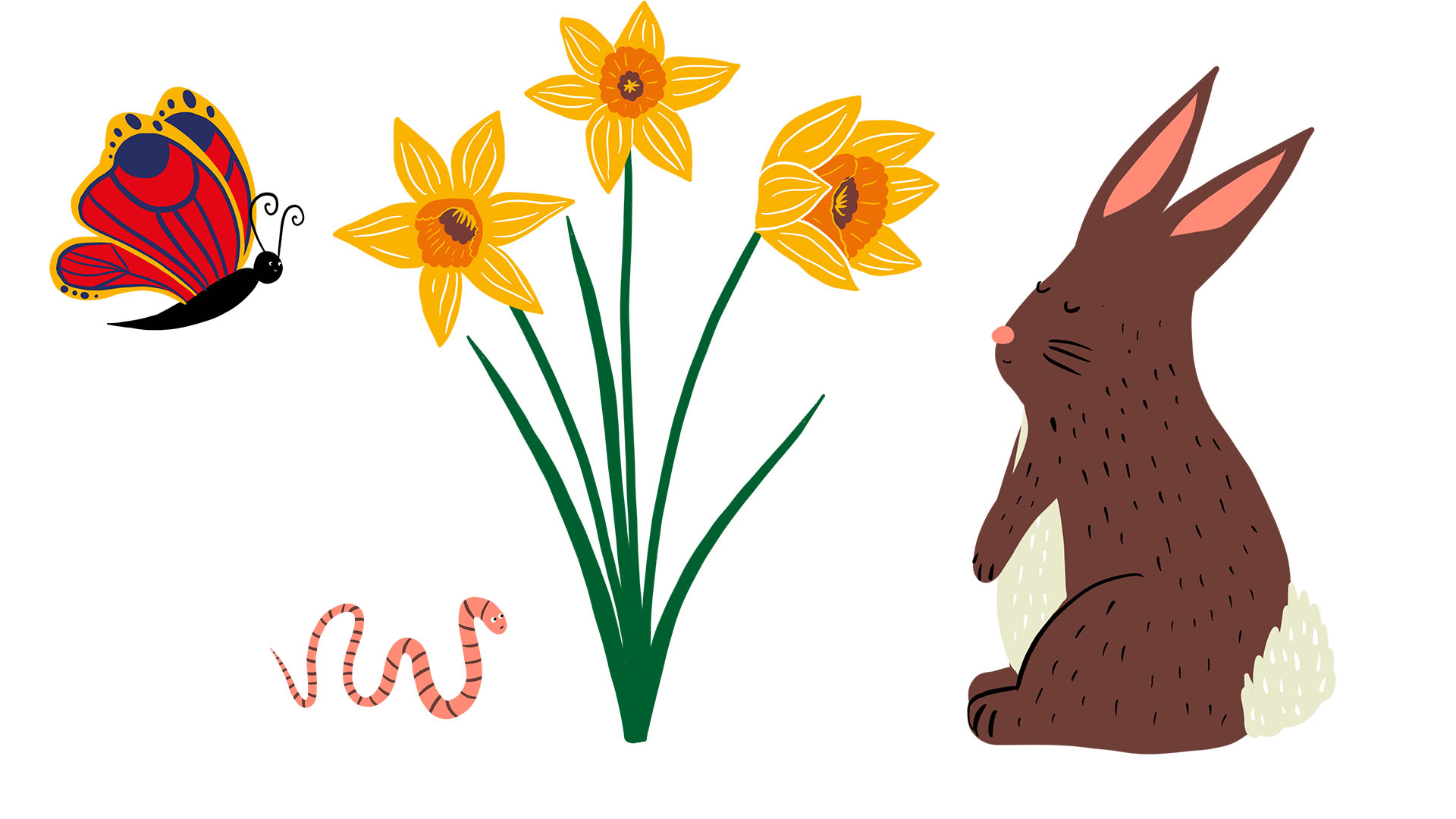 Nature trail illustrations (Brent Cross Town)