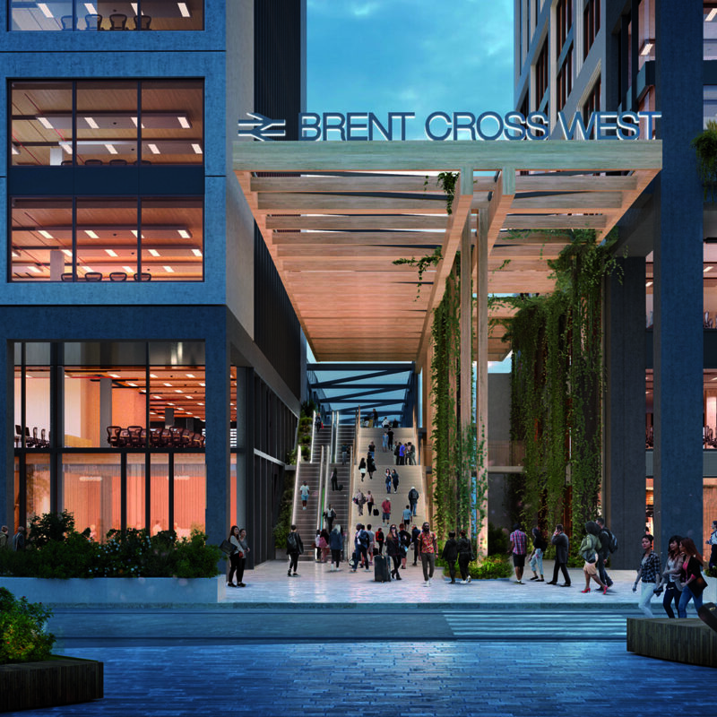 Brent Cross West Station (Brent Cross Town)