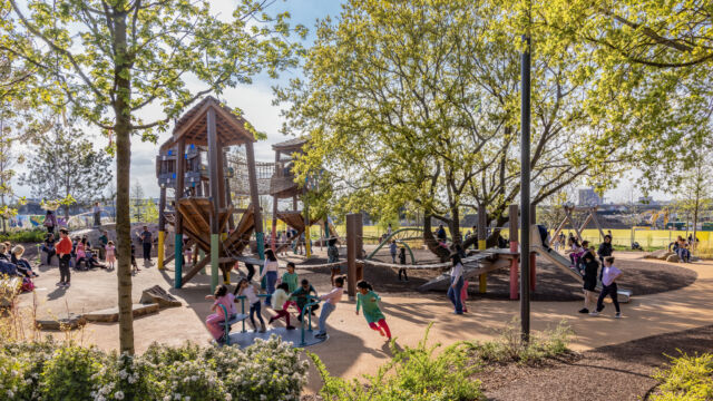 Claremont Park in spring