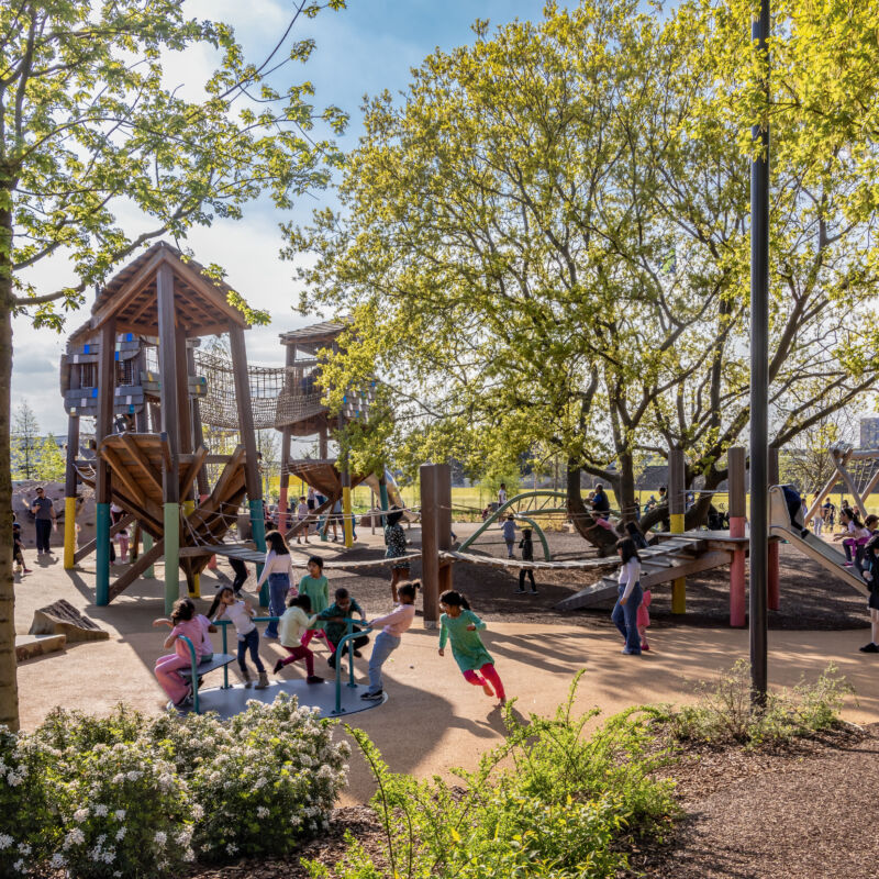 Claremont Park in spring