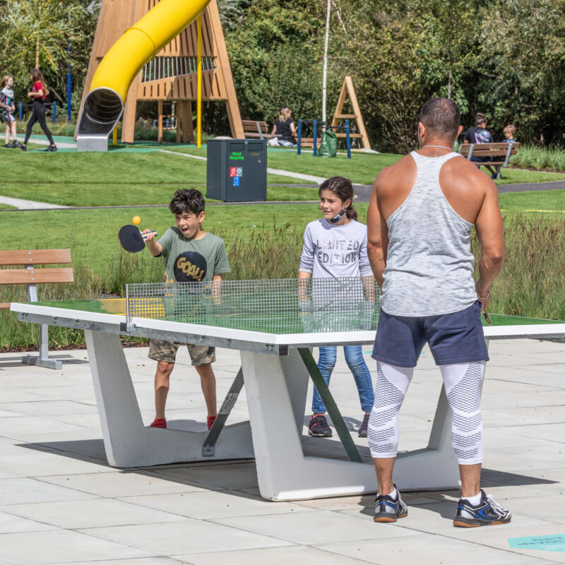 Table Tennis in Exploratory Park Brent Cross Town