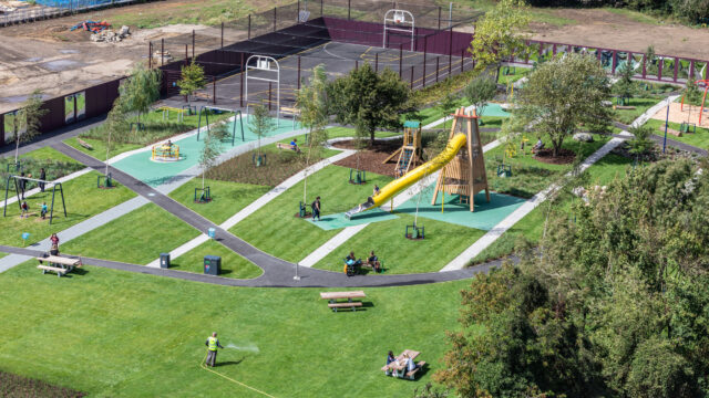 Aeriel view of Exploratory Park, Brent Cross Town (Brent Cross Town)