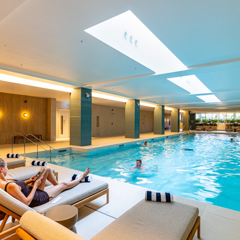 Photo of the swimming pool at The Maple, Brent Cross Town. (Brent Cross Town)