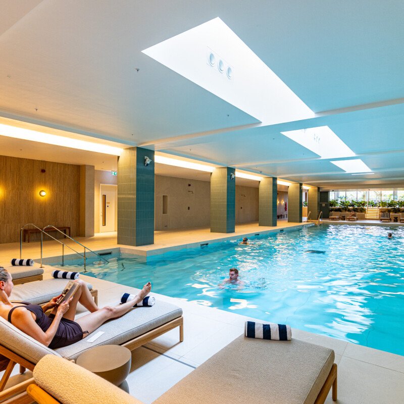 Photo of the swimming pool at The Maple, Brent Cross Town. (Brent Cross Town)
