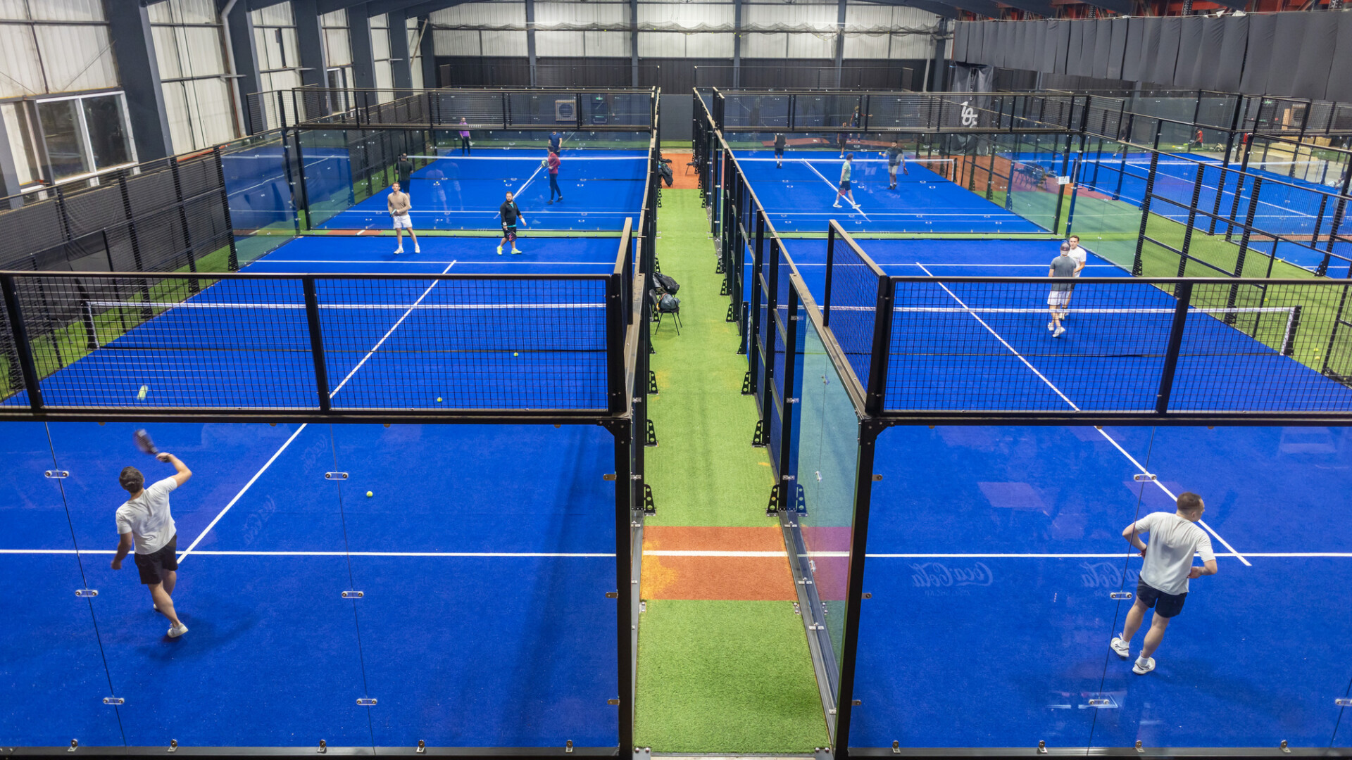 people playing Padel in the Padel Courts at The 108, Brent Cross Town (Brent Cross Town)