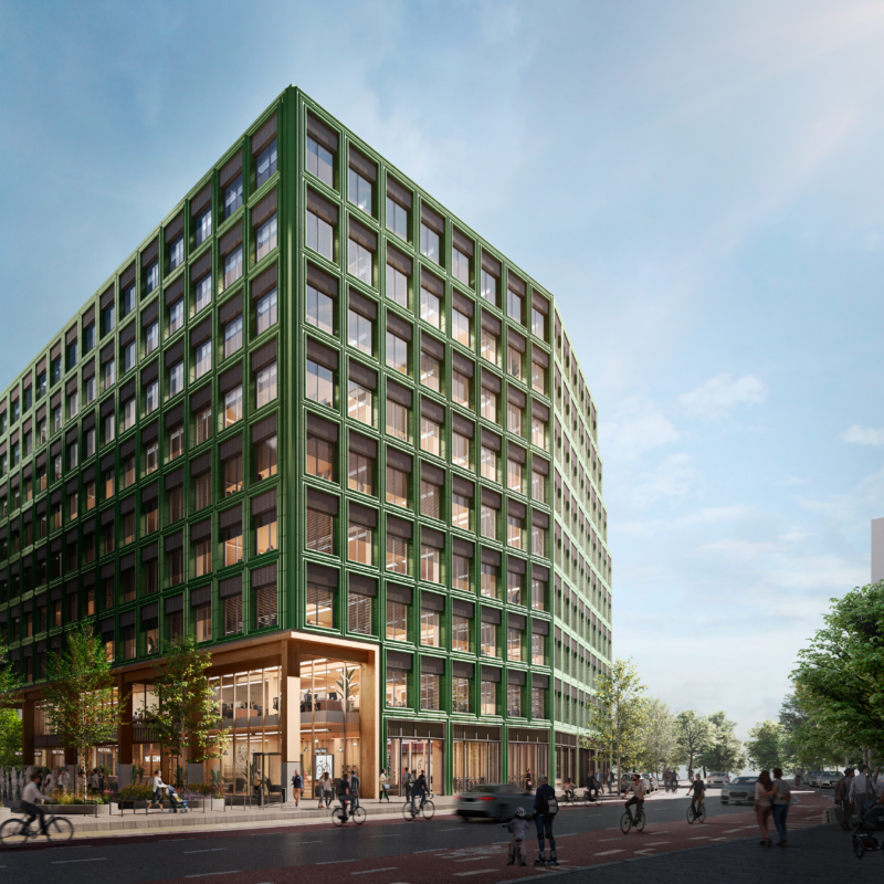 CGI interpretation of 2 Copper Square offices to occupy in Brent Cross Town, North London. (Brent Cross Town)