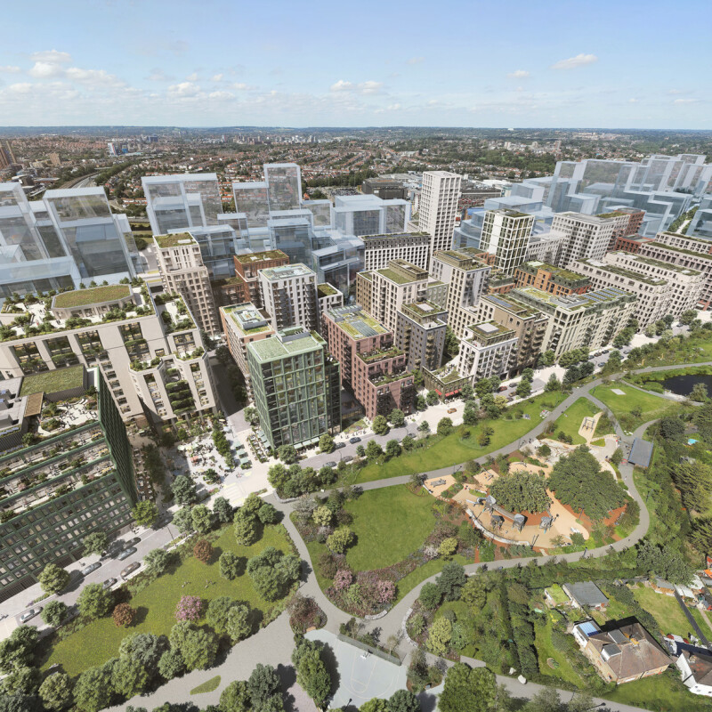 New neighbourhood Brent Cross Town in North London (Brent Cross Town)