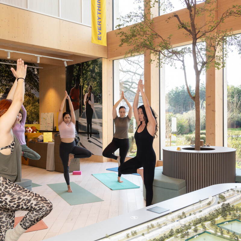 Saturday morning Yoga Class with Nadya from N’Dazzle in The Visitor Pavilion, Brent Cross Town (Brent Cross Town)