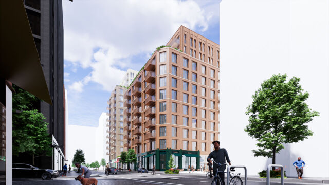 CGI of Mayfield Village Brent Cross Town (Brent Cross Town)