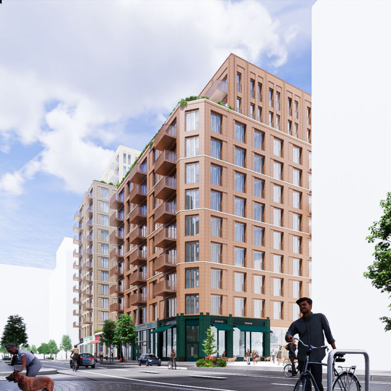 CGI of Mayfield Village Brent Cross Town (Brent Cross Town)