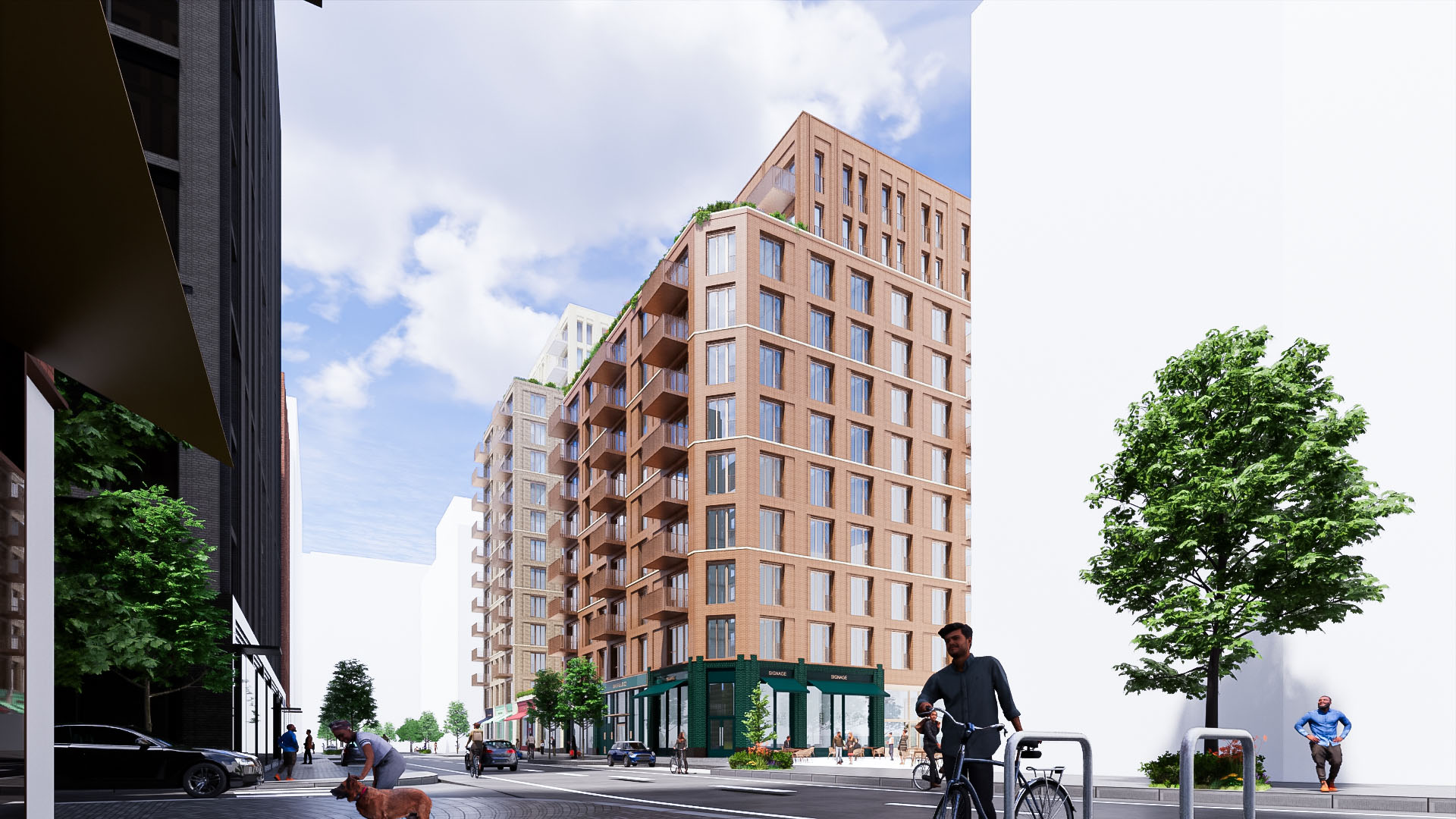 CGI of Mayfield Village Brent Cross Town (Brent Cross Town)