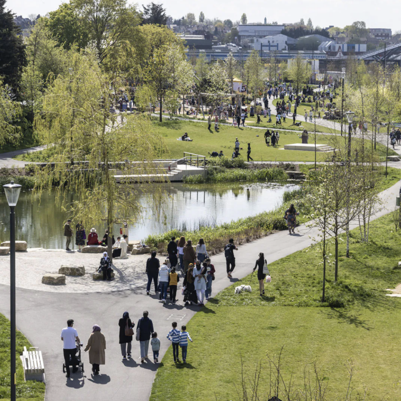 Claremont Park at Brent Cross Town in North London (Brent Cross Town)