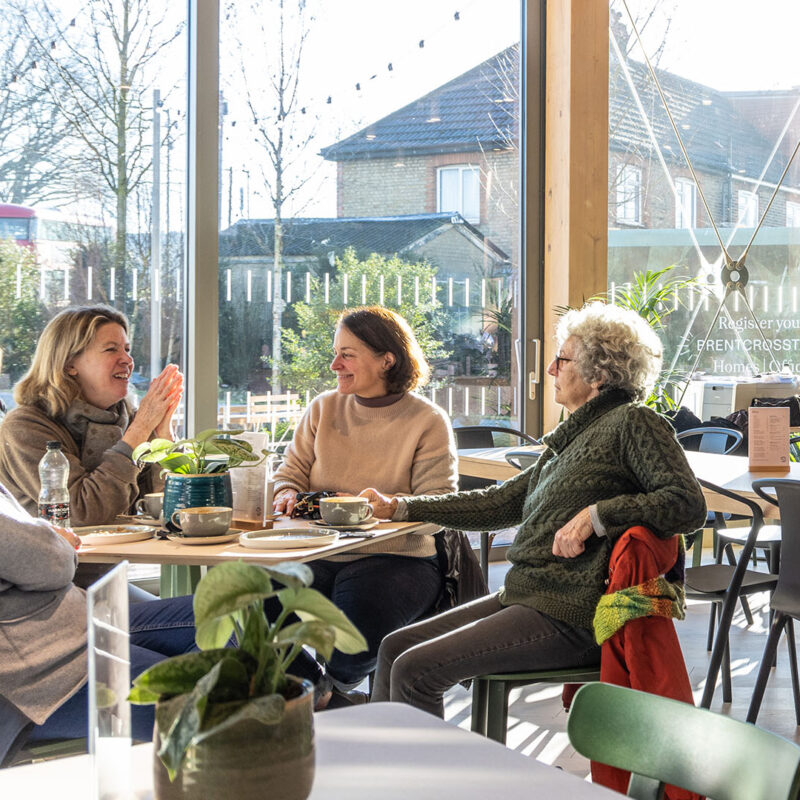Women enjoying coffee at Spruce & Larch Brent Cross Town (Brent Cross Town)
