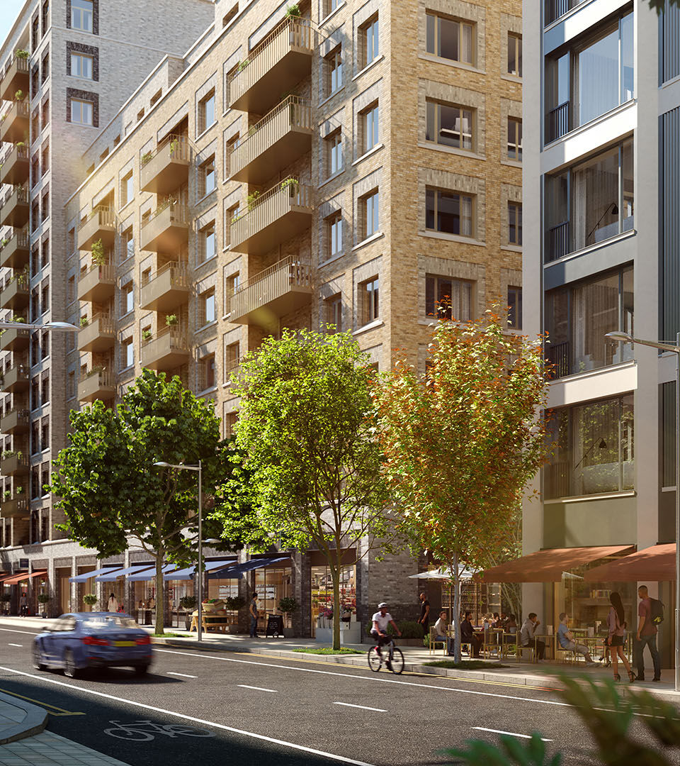 Street in Brent Cross Town (Brent Cross Town)