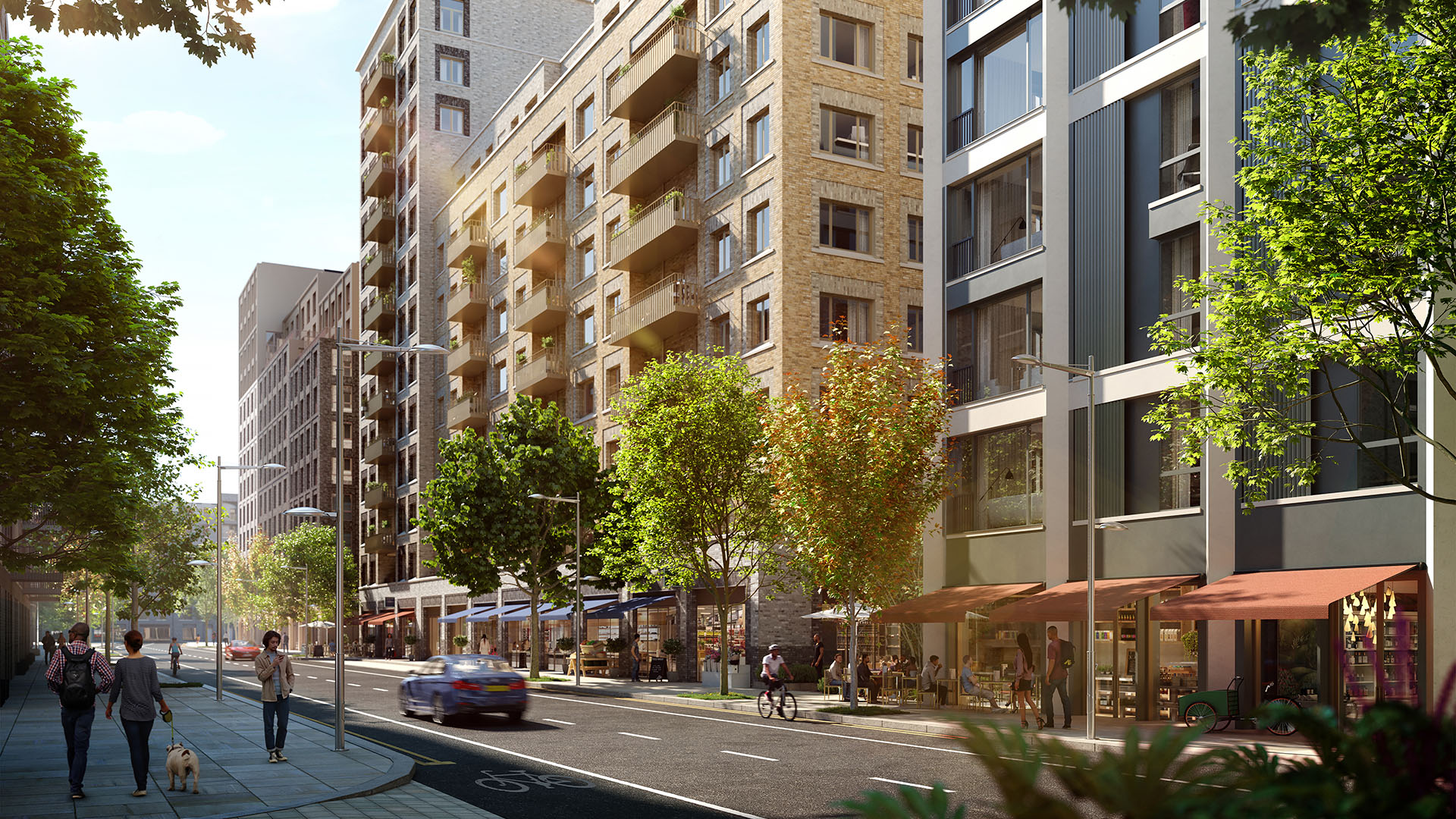 Street in Brent Cross Town (Brent Cross Town)