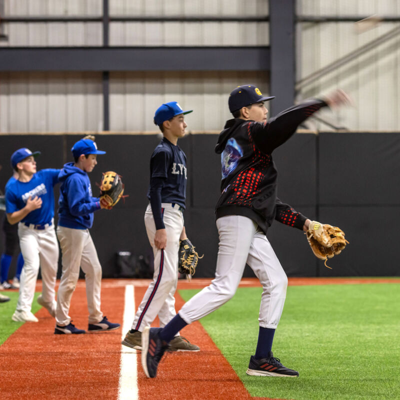 baseball players at The 108, Brent Cross Town