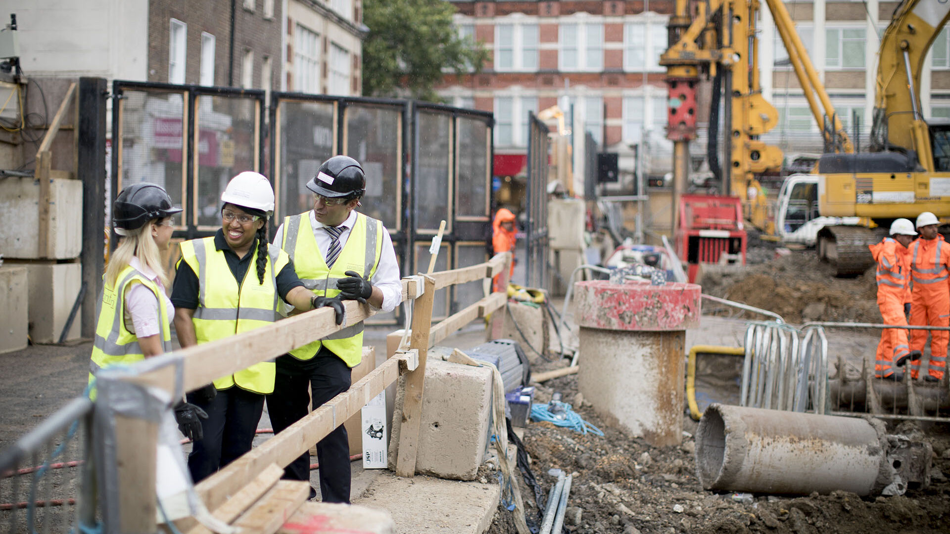 Women in Construction on a building site (Brent Cross Town)