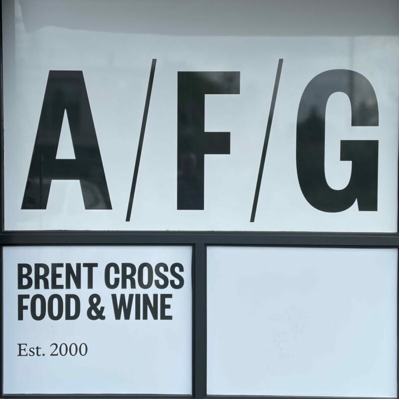 Window of AFG store, Brent Cross Town (Brent Cross Town)
