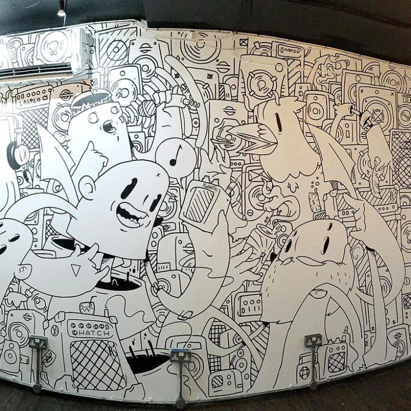 Hatch mural Brent Cross Town (Brent Cross Town)