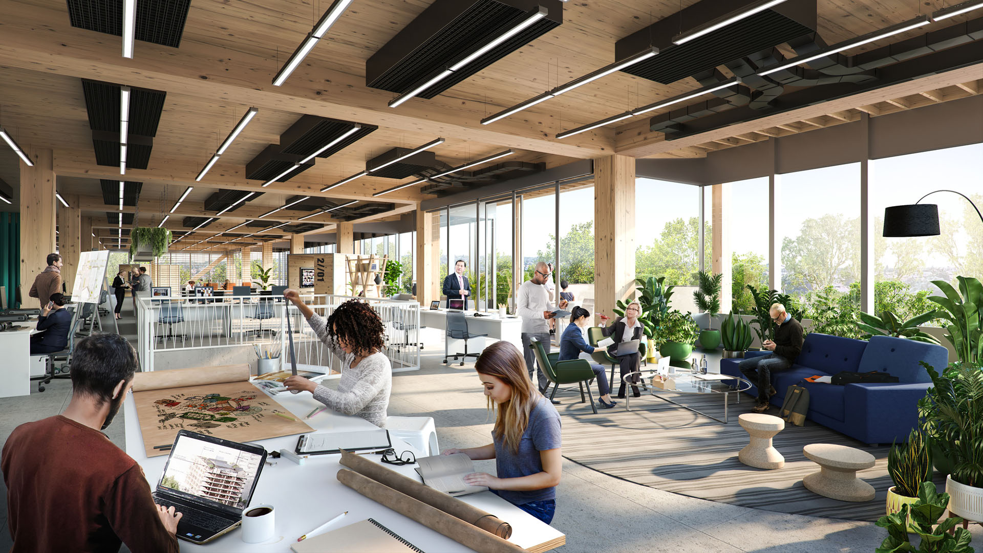 BX2 Office interior (Brent Cross Town)