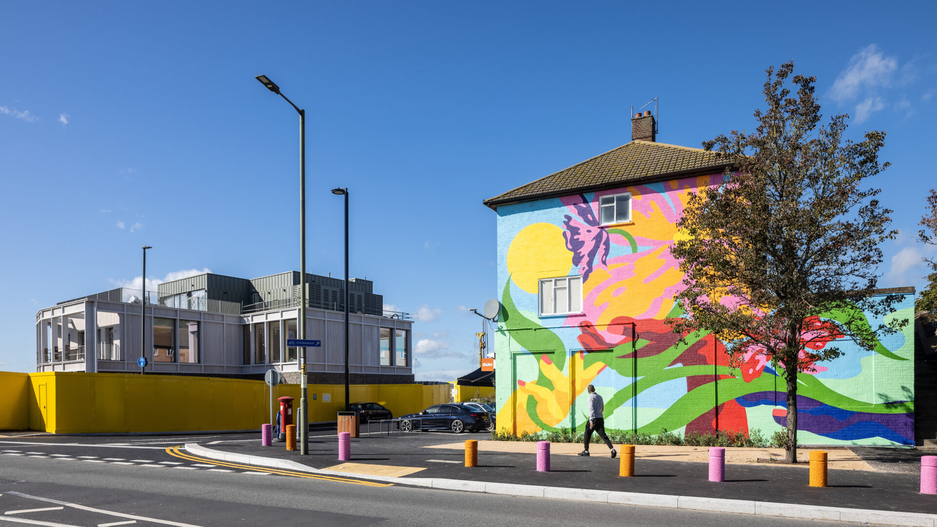 The Claremont Way mural (Brent Cross Town)