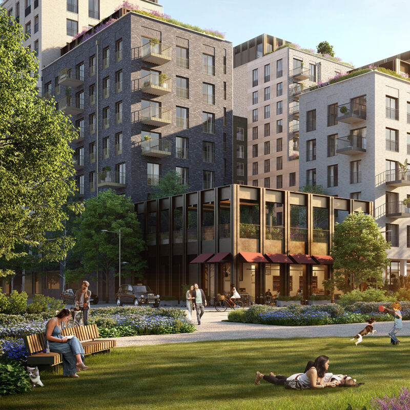 The second rental homes building in Brent Cross Town (Brent Cross Town)